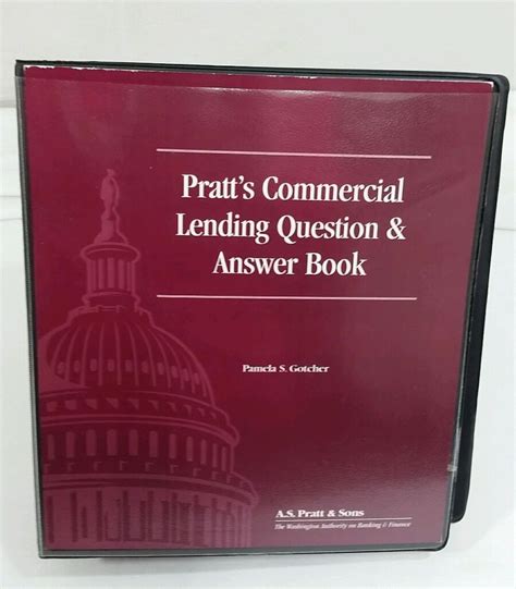 Book cover: Prattªs Commercial Lending Question and Answer Book